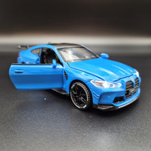 Load image into Gallery viewer, Explorafind 2023 BMW M4 G82 Coupe Blue 1:32 Die Cast Car