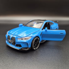 Load image into Gallery viewer, Explorafind 2023 BMW M4 G82 Coupe Blue 1:32 Die Cast Car