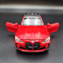 Load image into Gallery viewer, Explorafind 2023 BMW M4 G82 Coupe Red 1:32 Die Cast Car