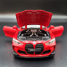 Load image into Gallery viewer, Explorafind 2023 BMW M4 G82 Coupe Red 1:32 Die Cast Car