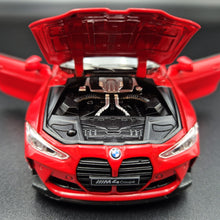 Load image into Gallery viewer, Explorafind 2023 BMW M4 G82 Coupe Red 1:32 Die Cast Car