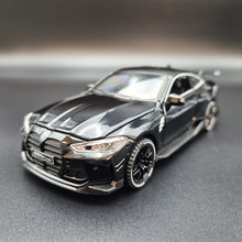 Load image into Gallery viewer, Explorafind 2023 BMW M4 G82 Coupe Black 1:32 Die Cast Car