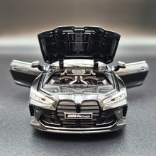 Load image into Gallery viewer, Explorafind 2023 BMW M4 G82 Coupe Black 1:32 Die Cast Car