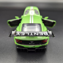 Load image into Gallery viewer, Explorafind 2018 Bentley Continental GT3 Satin Green 1:32 Die Cast Car