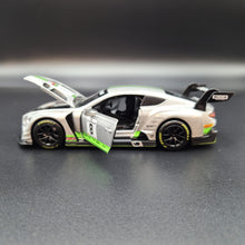 Load image into Gallery viewer, Explorafind 2018 Bentley Continental GT3 Silver 1:32 Die Cast Car