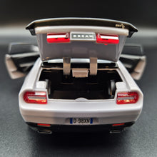 Load image into Gallery viewer, Explorafind 2023 Dodge Challenger SRT Hellcat Grey 1:32 Die Cast Car