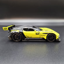 Load image into Gallery viewer, Explorafind 2021 Aston Martin Vulcan Lime 1:32 Die Cast Car
