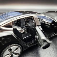 Load image into Gallery viewer, Explorafind 2021 Tesla Model 3 Black 1:32 Die Cast Car