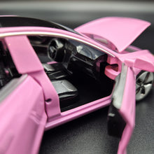 Load image into Gallery viewer, Explorafind 2021 Tesla Model 3 Pink 1:32 Die Cast Car