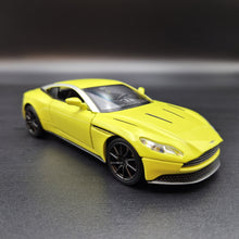 Load image into Gallery viewer, Explorafind 2022 Aston Martin DB11 AMR Neon Yellow 1:32 Die Cast Car