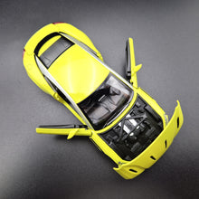 Load image into Gallery viewer, Explorafind 2022 Aston Martin DB11 AMR Neon Yellow 1:32 Die Cast Car