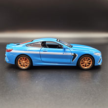 Load image into Gallery viewer, Explorafind 2023 BMW M8 Manhart MH8 800 Blue 1:32 Die Cast Car