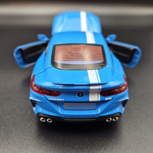 Load image into Gallery viewer, Explorafind 2023 BMW M8 Manhart MH8 800 Blue 1:32 Die Cast Car