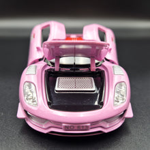 Load image into Gallery viewer, Explorafind 2015 Porsche 918 Spyder RSR Pink 1:32 Die Cast Car