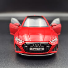 Load image into Gallery viewer, Explorafind 2022 Audi RS6 Avant Red 1:32 Die Cast Car
