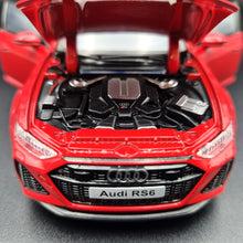 Load image into Gallery viewer, Explorafind 2022 Audi RS6 Avant Red 1:32 Die Cast Car