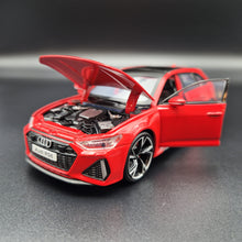 Load image into Gallery viewer, Explorafind 2022 Audi RS6 Avant Red 1:32 Die Cast Car