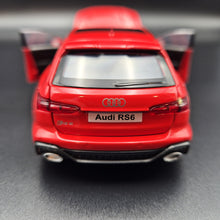 Load image into Gallery viewer, Explorafind 2022 Audi RS6 Avant Red 1:32 Die Cast Car