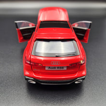 Load image into Gallery viewer, Explorafind 2022 Audi RS6 Avant Red 1:32 Die Cast Car