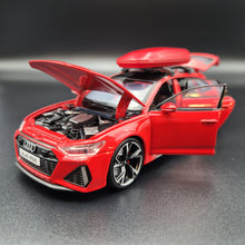 Load image into Gallery viewer, Explorafind 2022 Audi RS6 Avant Red 1:32 Die Cast Car