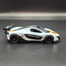 Load image into Gallery viewer, Explorafind 2016 McLaren P1 GTR Gulf Blue 1:40 Die Cast Car