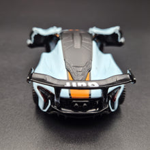 Load image into Gallery viewer, Explorafind 2016 McLaren P1 GTR Gulf Blue 1:40 Die Cast Car
