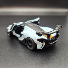Load image into Gallery viewer, Explorafind 2016 McLaren P1 GTR Gulf Blue 1:40 Die Cast Car