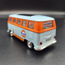 Load image into Gallery viewer, Explorafind 1967 Volkswagen T1 Van Gulf Blue 1:38 Die Cast Van
