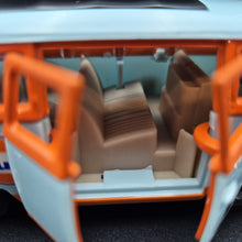 Load image into Gallery viewer, Explorafind 1967 Volkswagen T1 Van Gulf Blue 1:38 Die Cast Van