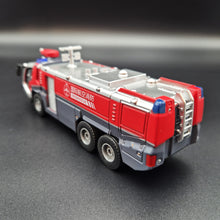 Load image into Gallery viewer, Explorafind 2010 Rosenbauer Panther 6x6 Style Airport Crash Tender Vehicle Red 1:50 Die Cast
