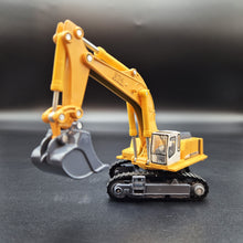 Load image into Gallery viewer, Explorafind Liebherr Style 974 Excavator Yellow 1:87 Die Cast
