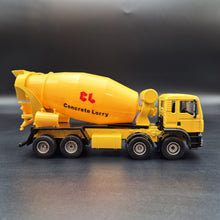 Load image into Gallery viewer, Explorafind 2009 MAN TGS 8x4 Style Cement Mixer Truck Yellow 1:50 Die Cast Truck
