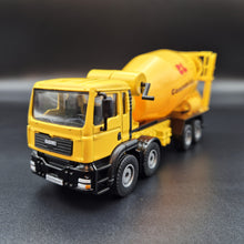 Load image into Gallery viewer, Explorafind 2009 MAN TGS 8x4 Style Cement Mixer Truck Yellow 1:50 Die Cast Truck