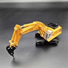Load image into Gallery viewer, Explorafind Liebherr Style 974 Excavator with Hammer/Drill Implement Yellow 1:87 Die Cast