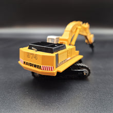 Load image into Gallery viewer, Explorafind Liebherr Style 974 Excavator with Hammer/Drill Implement Yellow 1:87 Die Cast