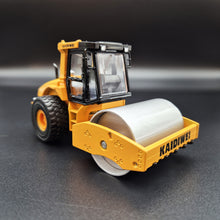 Load image into Gallery viewer, Explorafind 2014 Ammann ASC150D Style Single Smooth Roller Yellow 1:50 Die Cast