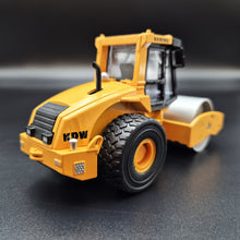 Load image into Gallery viewer, Explorafind 2014 Ammann ASC150D Style Single Smooth Roller Yellow 1:50 Die Cast