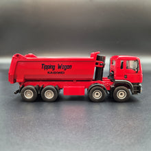 Load image into Gallery viewer, Explorafind 2009 MAN TGS 8x4 Style Dump Truck Red 1:50 Die Cast Truck