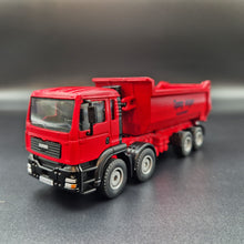 Load image into Gallery viewer, Explorafind 2009 MAN TGS 8x4 Style Dump Truck Red 1:50 Die Cast Truck