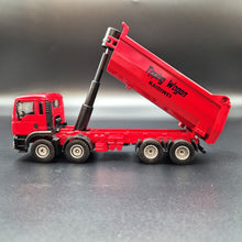 Load image into Gallery viewer, Explorafind 2009 MAN TGS 8x4 Style Dump Truck Red 1:50 Die Cast Truck
