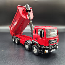 Load image into Gallery viewer, Explorafind 2009 MAN TGS 8x4 Style Dump Truck Red 1:50 Die Cast Truck