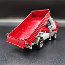 Load image into Gallery viewer, Explorafind 2009 Scania Style Truck with Crane (Hiab) Red 1:50 Die Cast Truck