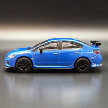 Load image into Gallery viewer, Explorafind 2016 Subaru WRX STI S207 Blue 1:64 Die Cast Car