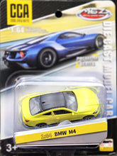 Load image into Gallery viewer, Explorafind 2023 BMW M4 G82 Yellow 1:64 Die Cast Car New
