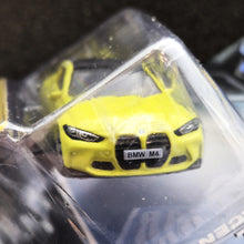 Load image into Gallery viewer, Explorafind 2023 BMW M4 G82 Yellow 1:64 Die Cast Car New