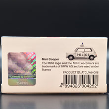Load image into Gallery viewer, Explorafind 1967 Austin Mini Cooper MKII White Liverpool Police 1:50 Die Cast Car New
