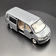 Load image into Gallery viewer, Explorafind 2019 Volkswagen T6 Transporter Grey 1:64 Die Cast Van New
