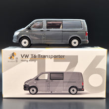 Load image into Gallery viewer, Explorafind 2019 Volkswagen T6 Transporter Grey 1:64 Die Cast Van New