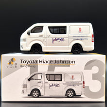 Load image into Gallery viewer, Explorafind 2017 Toyota Hiace White 1:64 Die Cast Van New