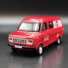 Load image into Gallery viewer, Explorafind 1980 Ford Transit MKII Coca-Cola Van Red 1:76 Die Cast New